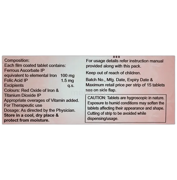 orofer xt tablet 15's